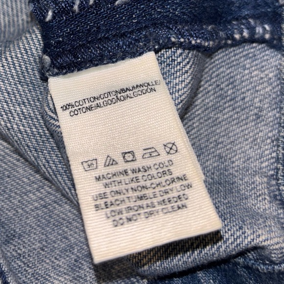 Free People Come a Little Closer Denim Jean Mini Skirt - Picture 6 of 8